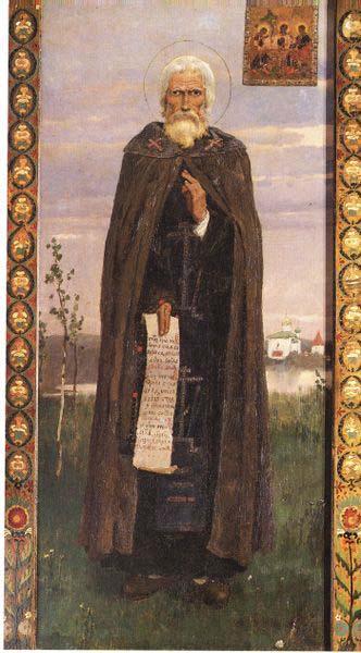 Viktor Vasnetsov Sergius of Radonezh 1882 oil painting image